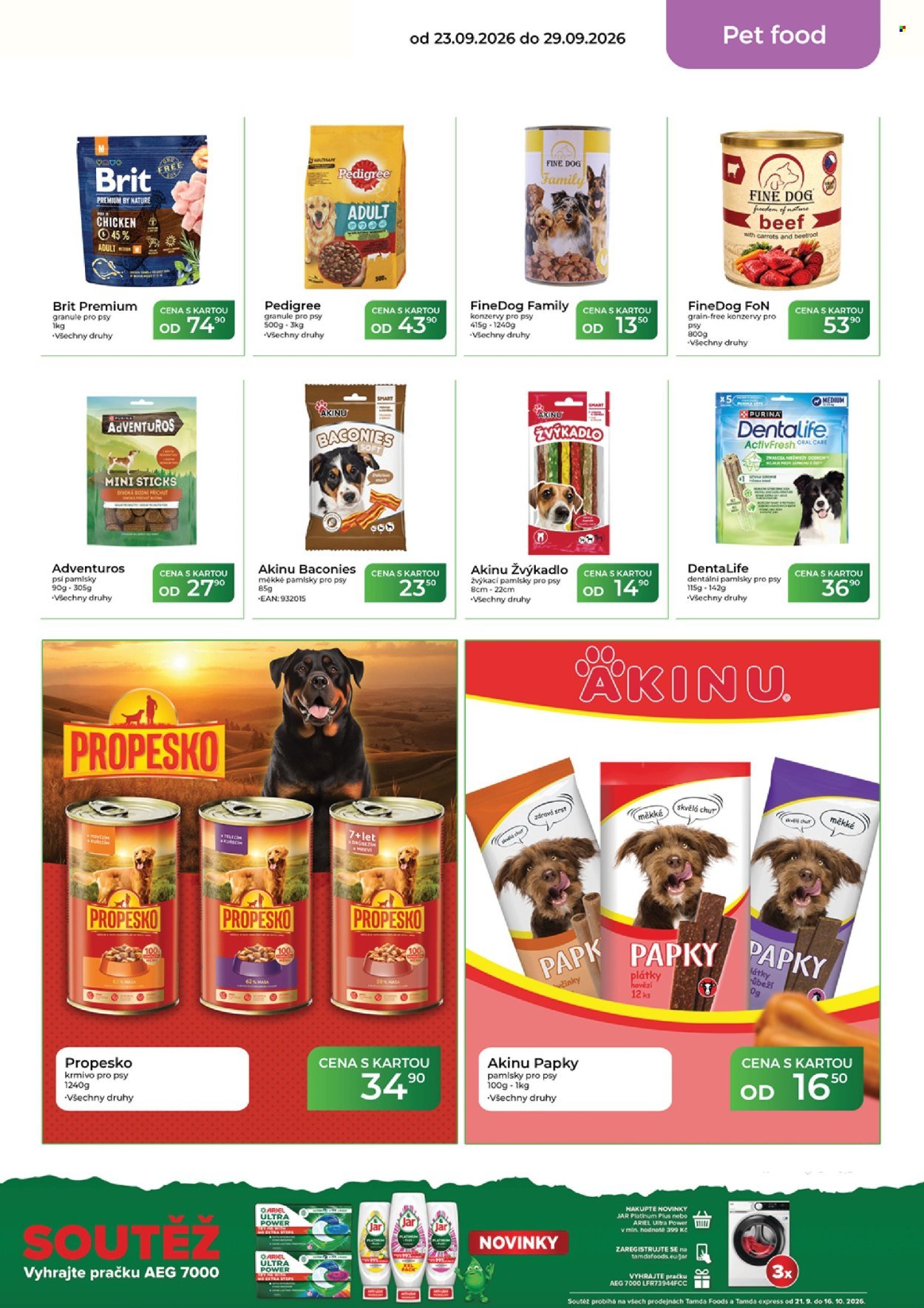 TAMDA FOODS leták - Od středy 23.9.2026