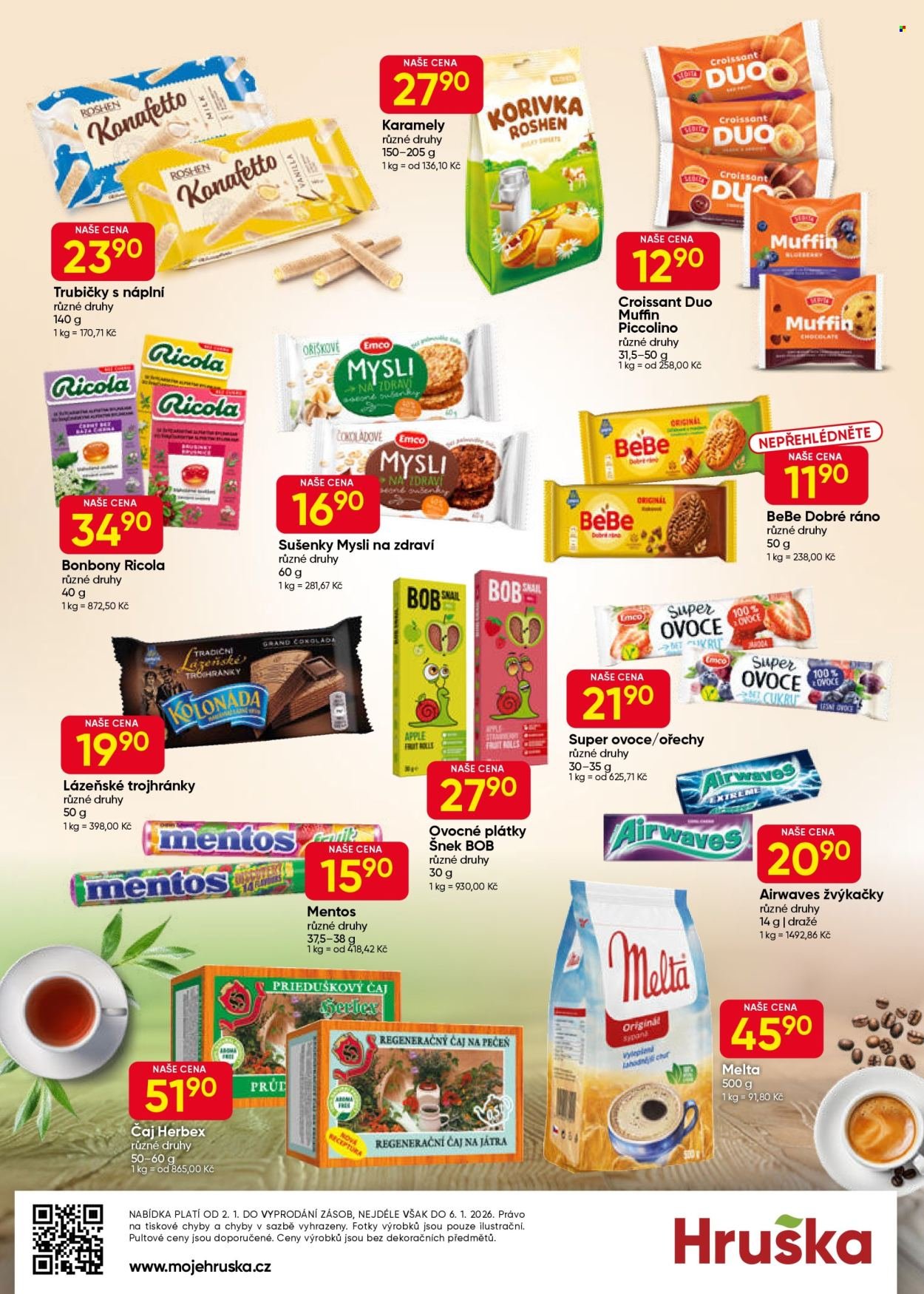 HRUŠKA leták - Aktuální leták (2026-01-02 - 2026-01-06)