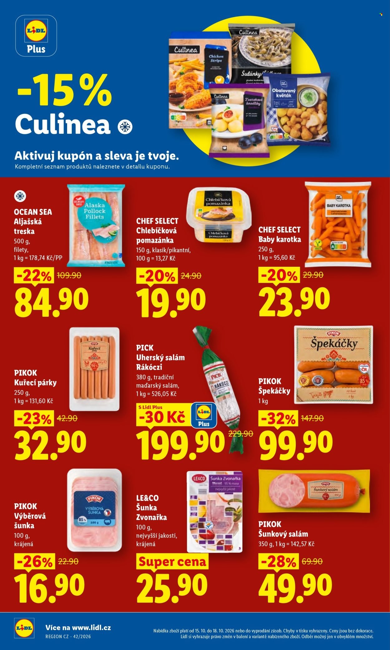 LIDL leták - Od čtvrtka 15.10.2026