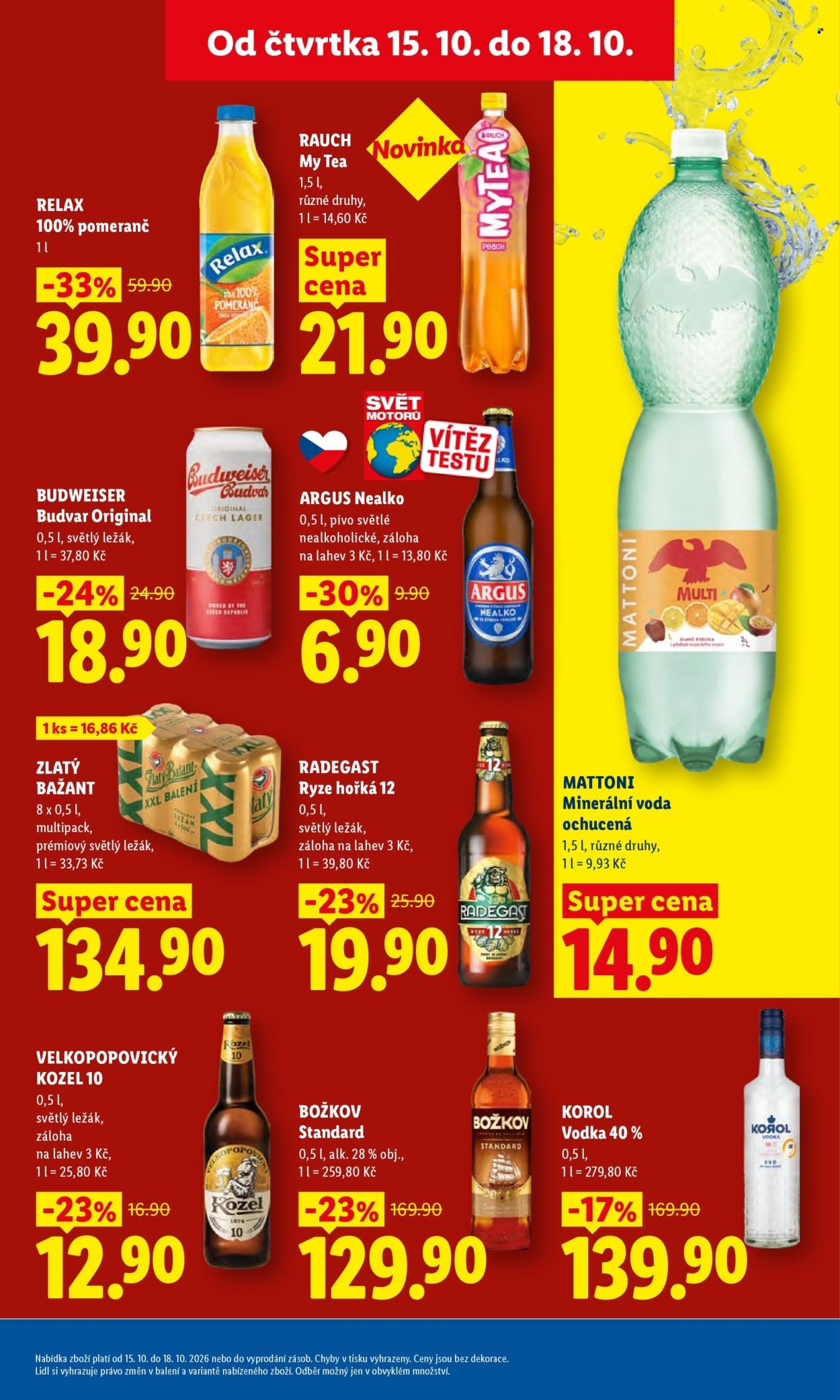 LIDL leták - Od čtvrtka 15.10.2026