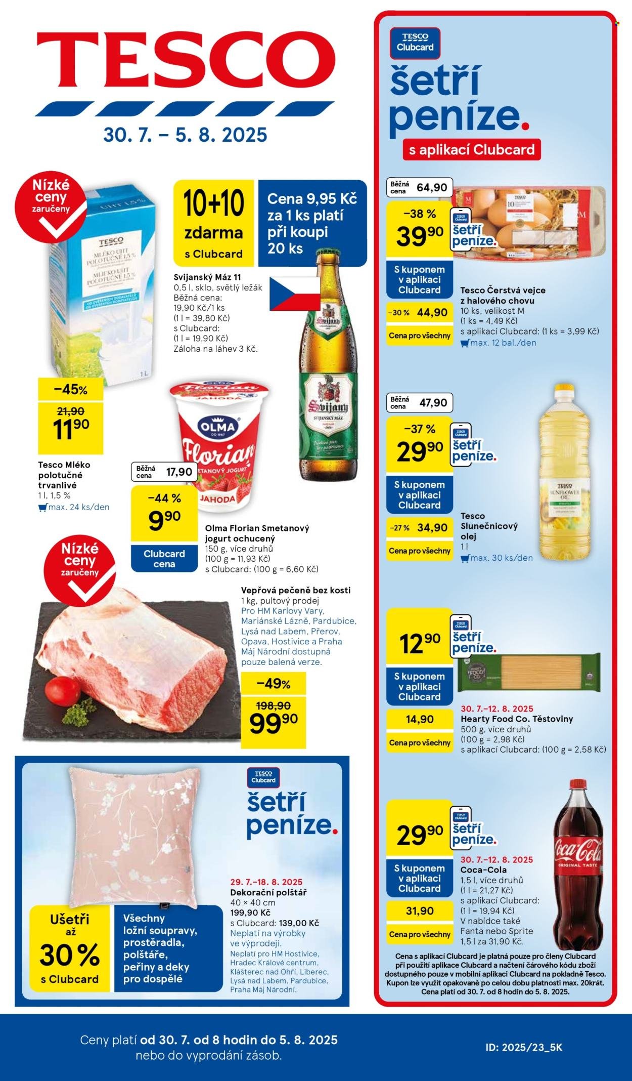 TESCO leták - Clubcard šetří peníze. (2025-07-30 - 2025-08-05)