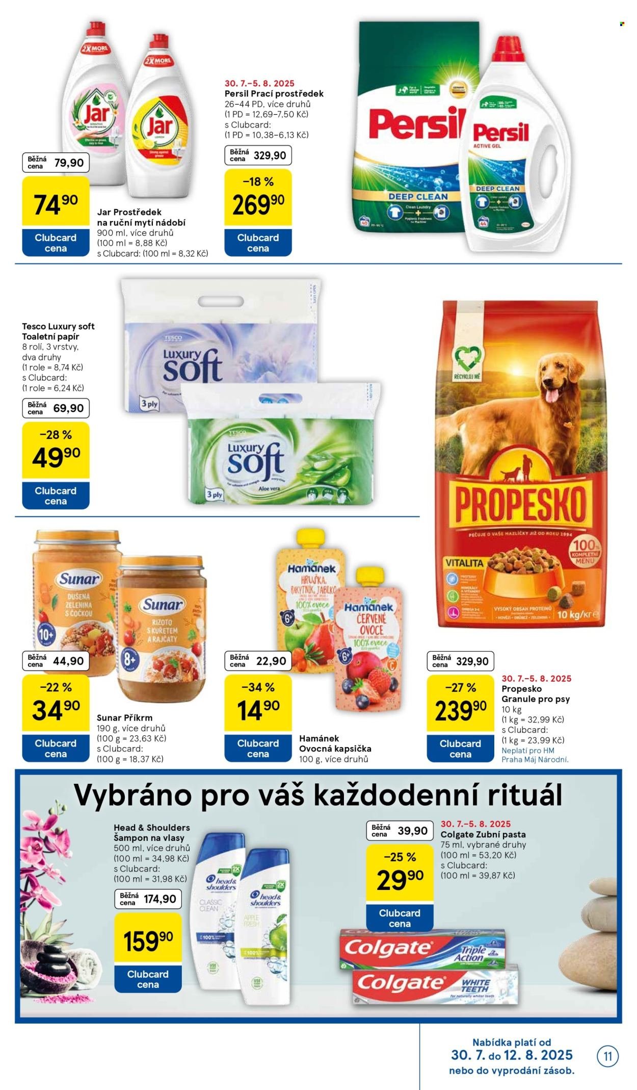 TESCO leták - Clubcard šetří peníze. (2025-07-30 - 2025-08-05)