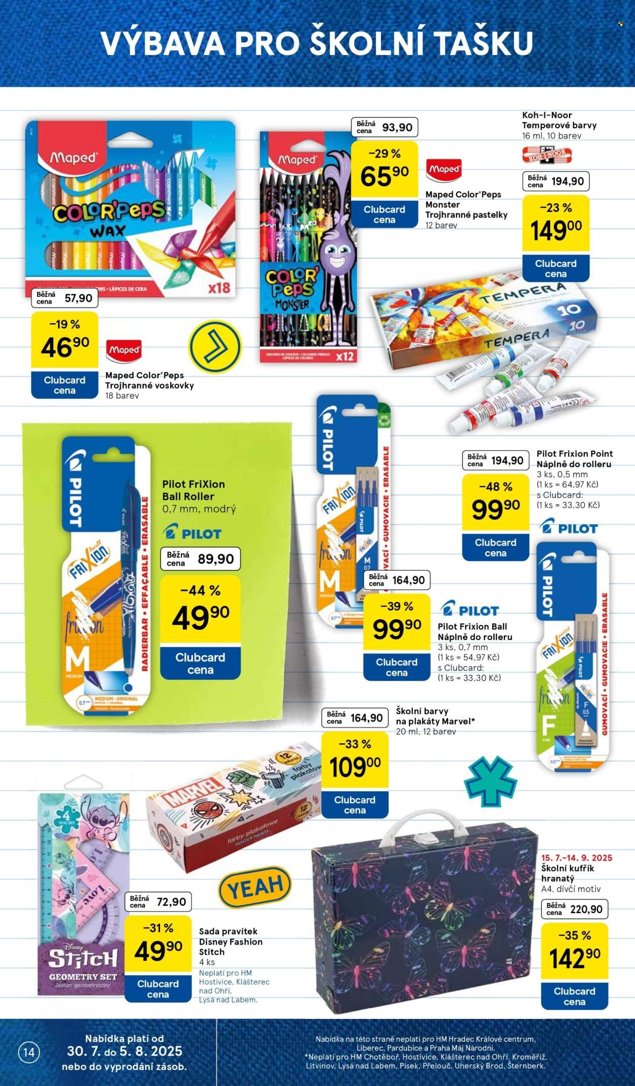 TESCO leták - Clubcard šetří peníze. (2025-07-30 - 2025-08-05)