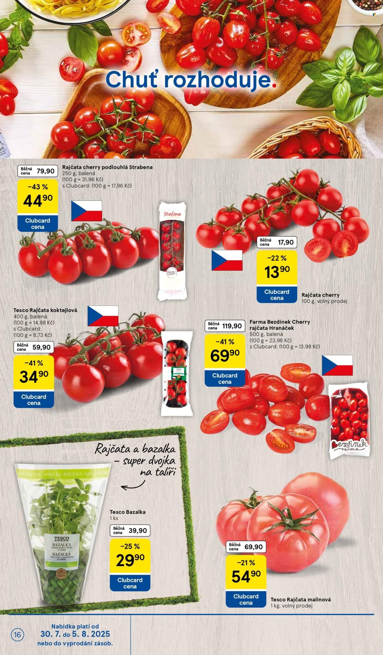 TESCO leták - Clubcard šetří peníze. (2025-07-30 - 2025-08-05)