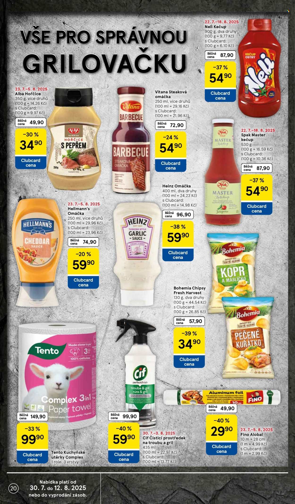 TESCO leták - Clubcard šetří peníze. (2025-07-30 - 2025-08-05)