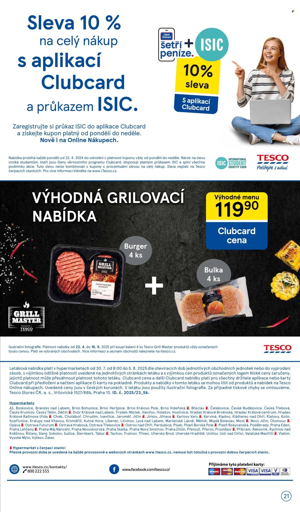 TESCO leták - Clubcard šetří peníze. (2025-07-30 - 2025-08-05)