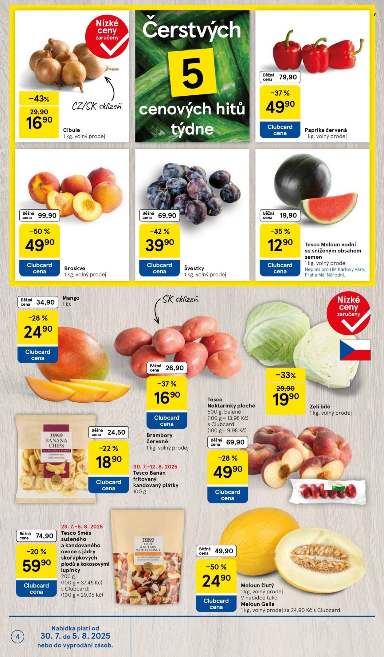 TESCO leták - Clubcard šetří peníze. (2025-07-30 - 2025-08-05)