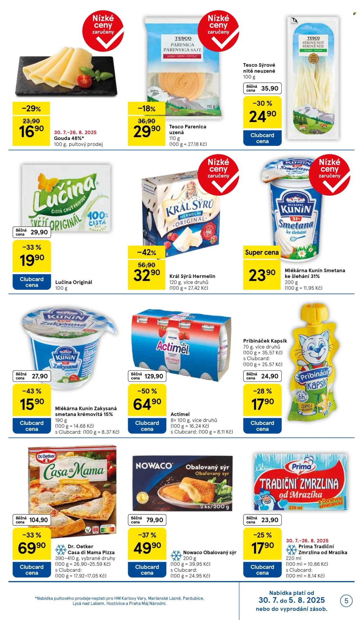 TESCO leták - Clubcard šetří peníze. (2025-07-30 - 2025-08-05)