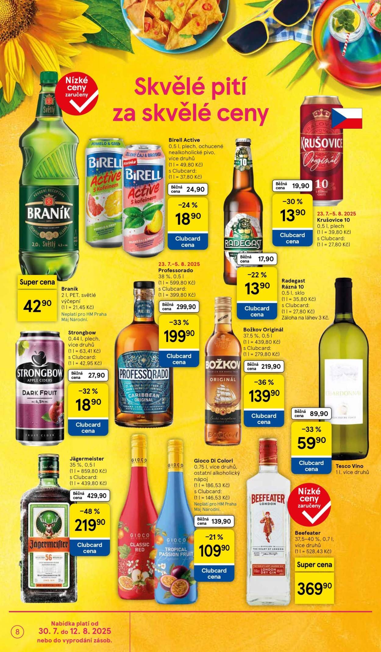 TESCO leták - Clubcard šetří peníze. (2025-07-30 - 2025-08-05)