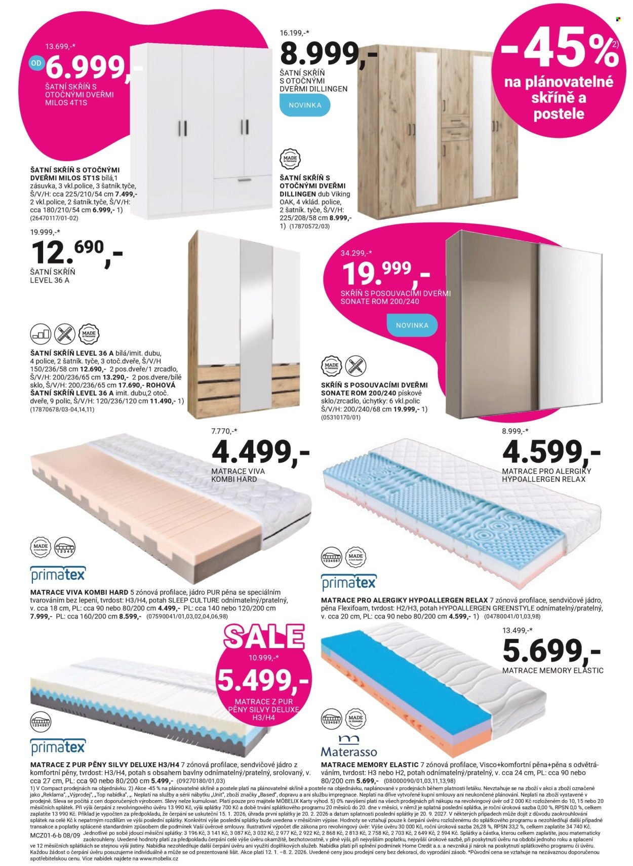 MÖBELIX leták - Velký zimní výprodej -30% na 1 produkt (2026-01-12 - 2026-02-08)