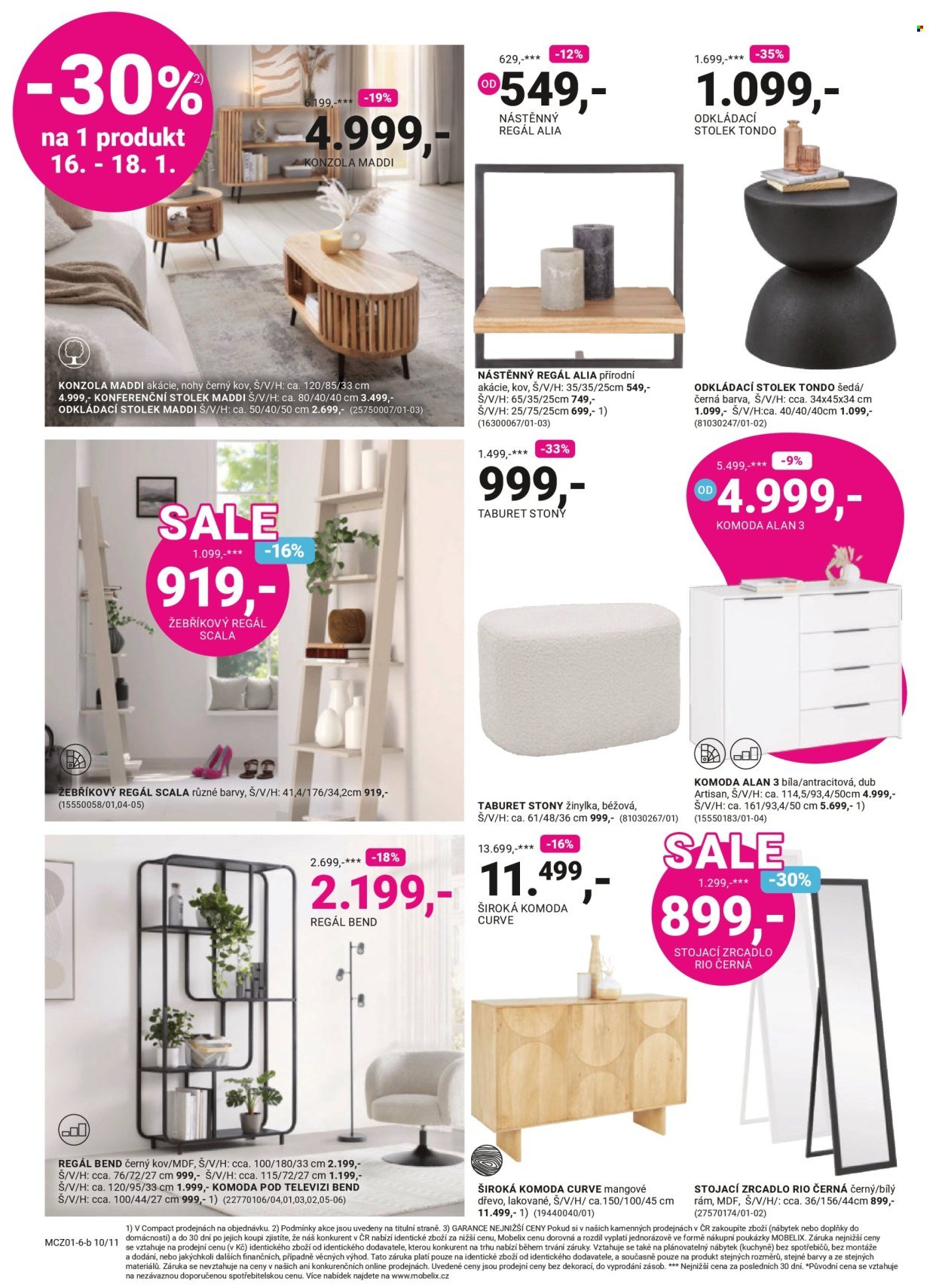 MÖBELIX leták - Velký zimní výprodej -30% na 1 produkt (2026-01-12 - 2026-02-08)