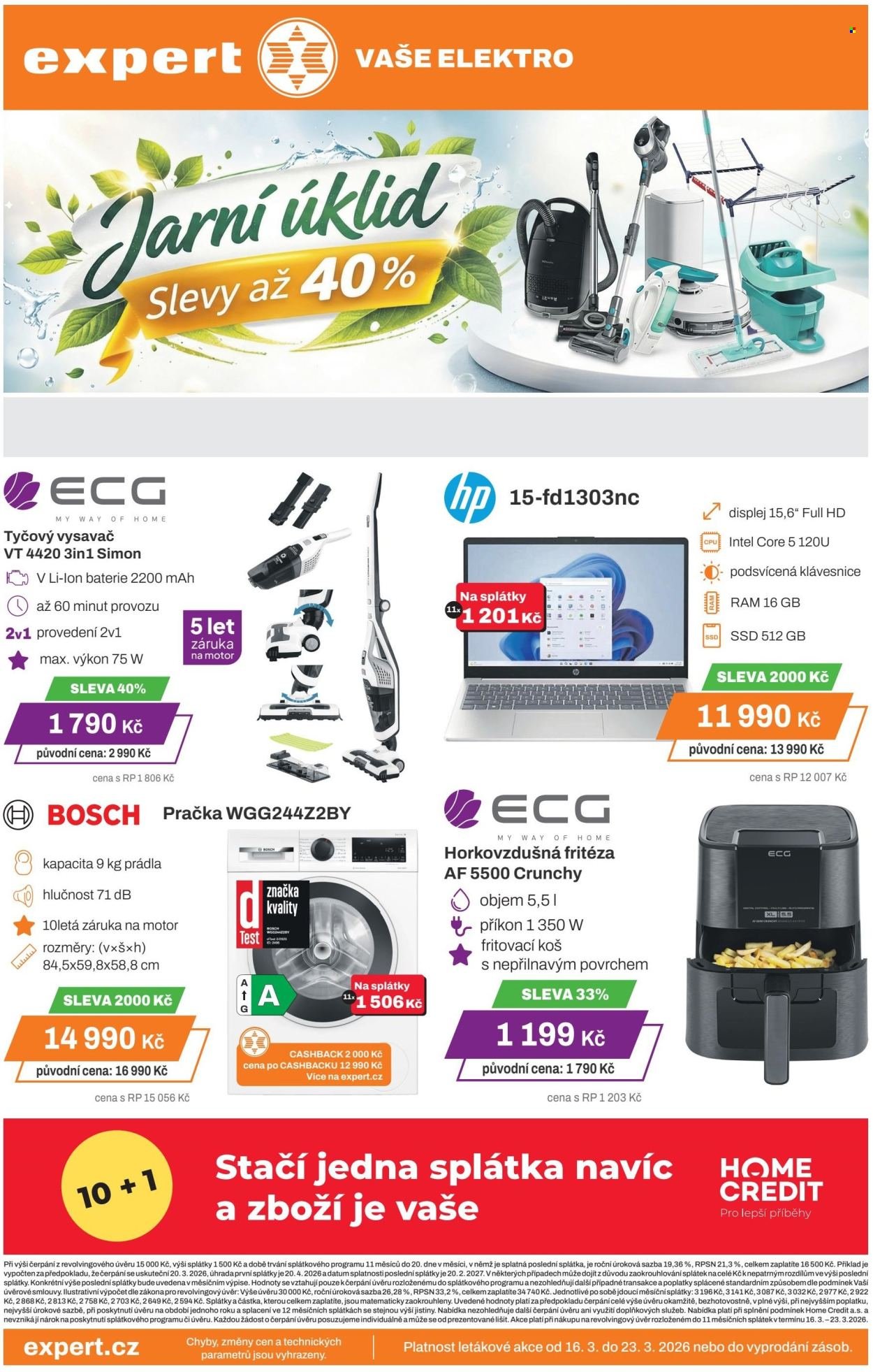 EXPERT leták - Od pondělí 16.3.2026 (2026-03-16 - 2026-03-23)