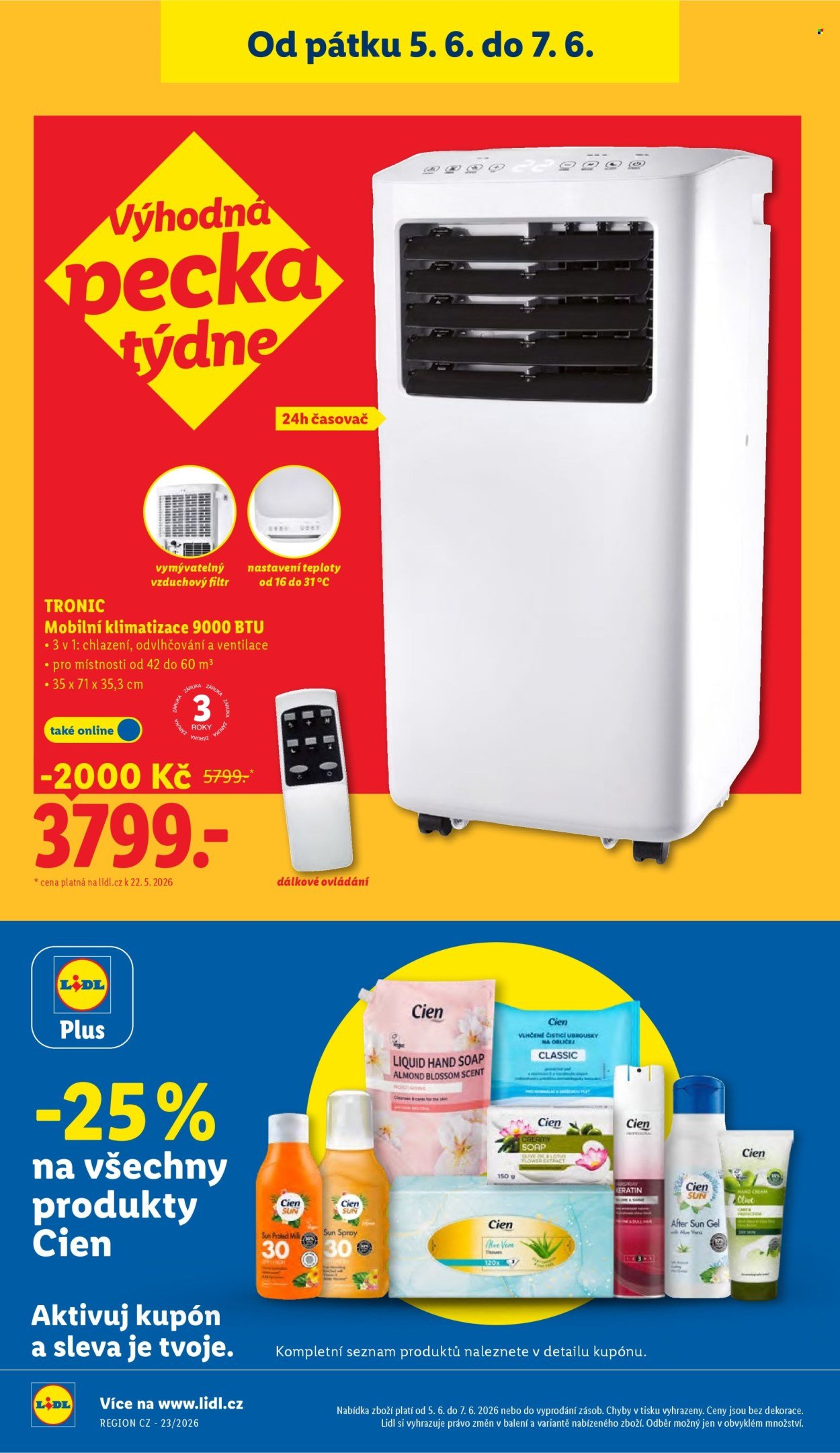 LIDL leták - Spotřební zboží (2026-06-01 - 2026-06-07)