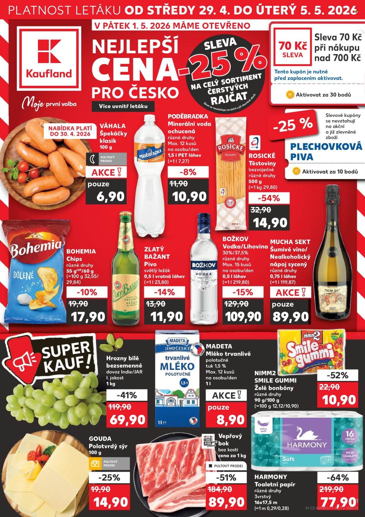 KAUFLAND leták - Od středy 29.4.2026 (2026-04-29 - 2026-05-05)