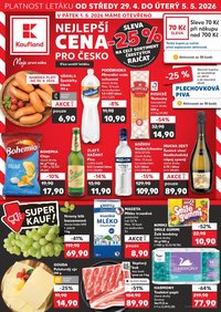 KAUFLAND leták - Od středy 29.4.2026 (2026-04-29 - 2026-05-05)