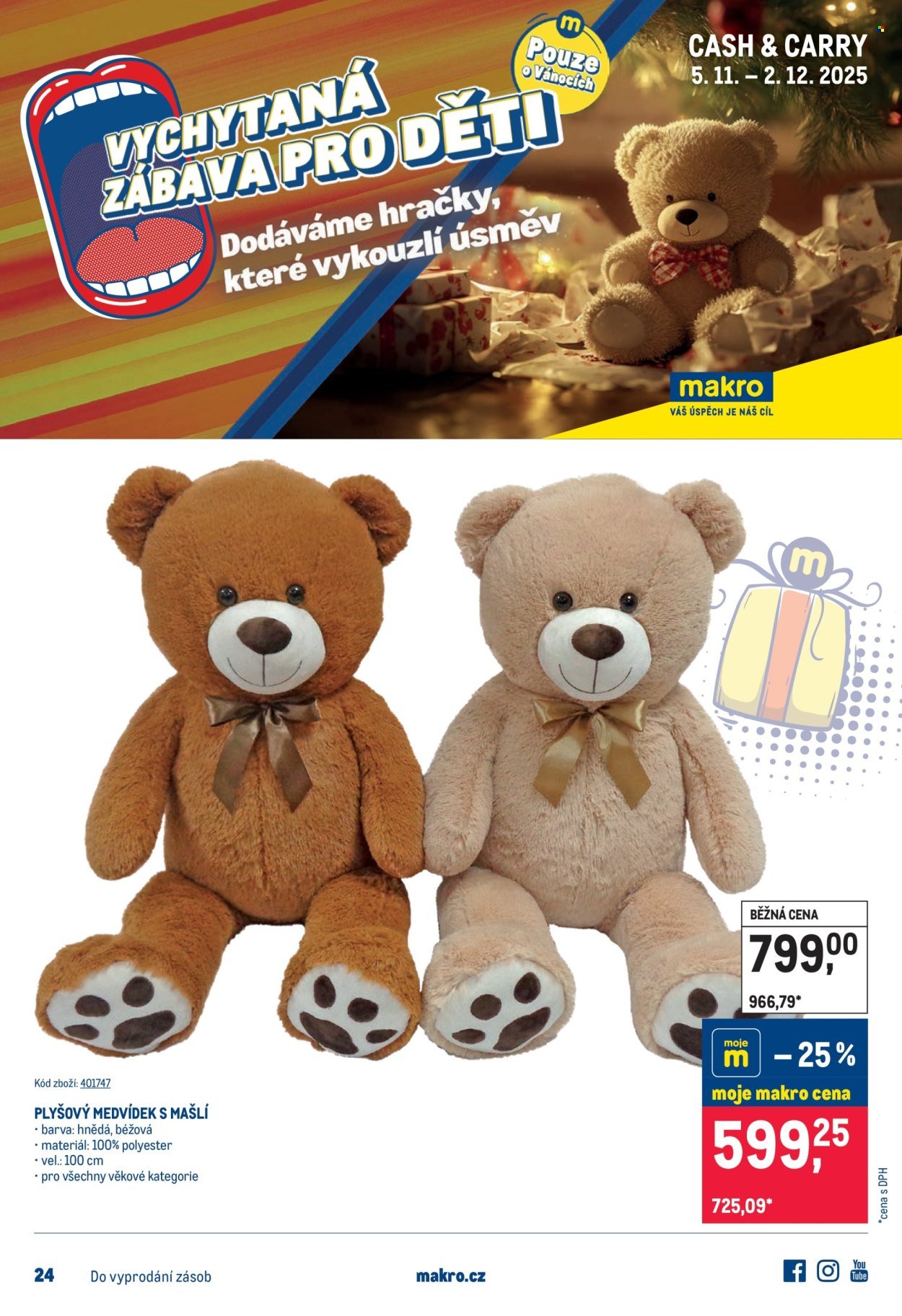 MAKRO leták - Hračky (2025-11-05 - 2025-12-02)