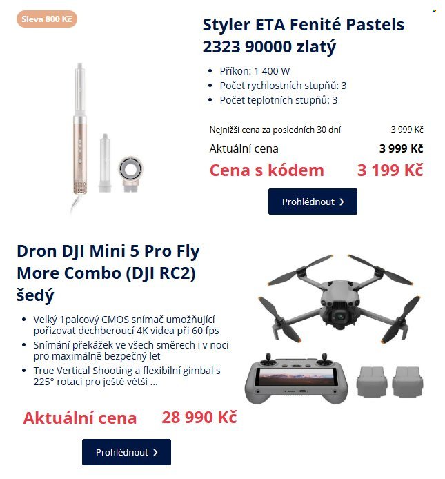DATART leták - Vyzvedněte rychle a zdarma na každém rohu