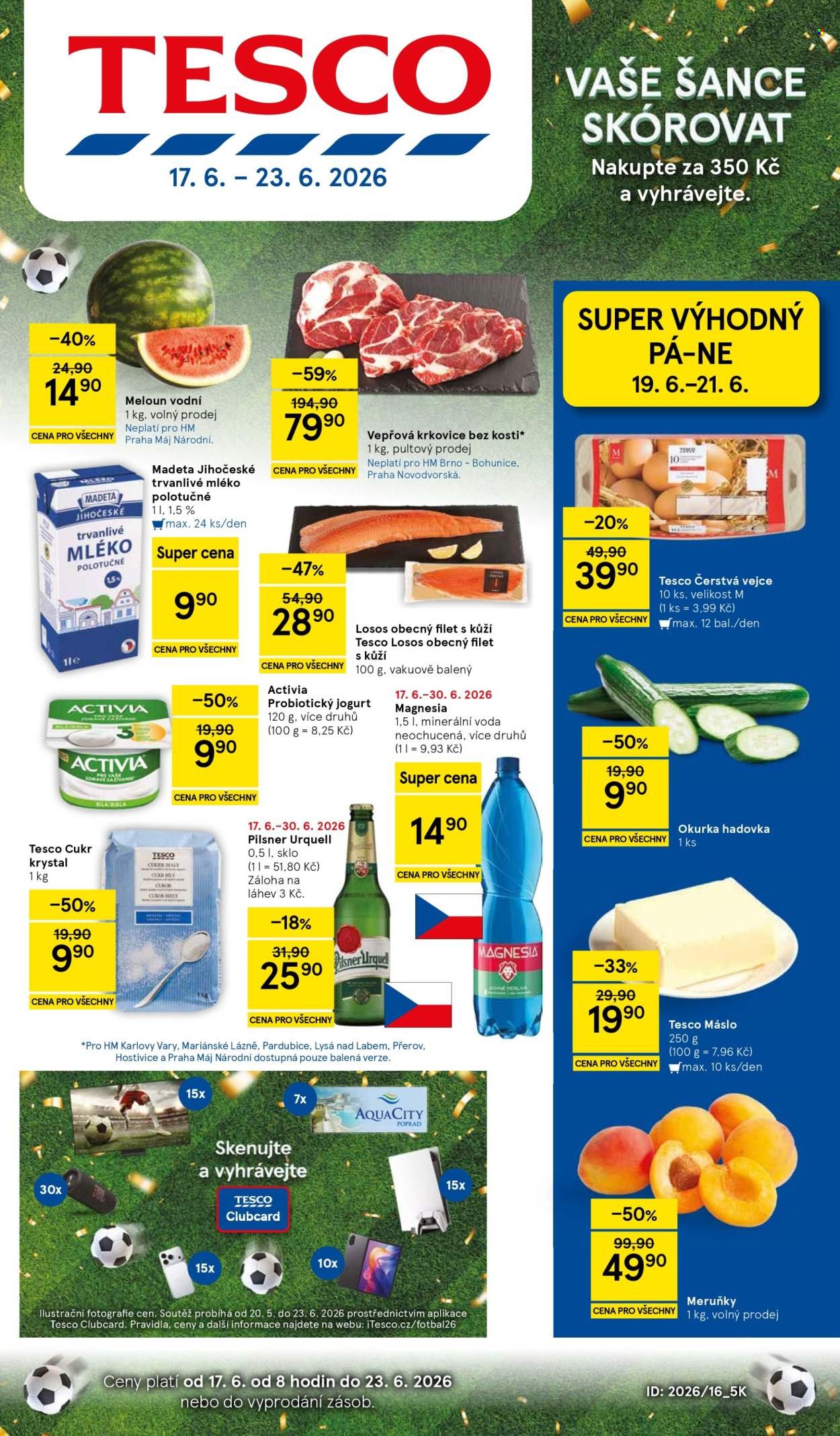 TESCO leták - Vaše šance skórovat