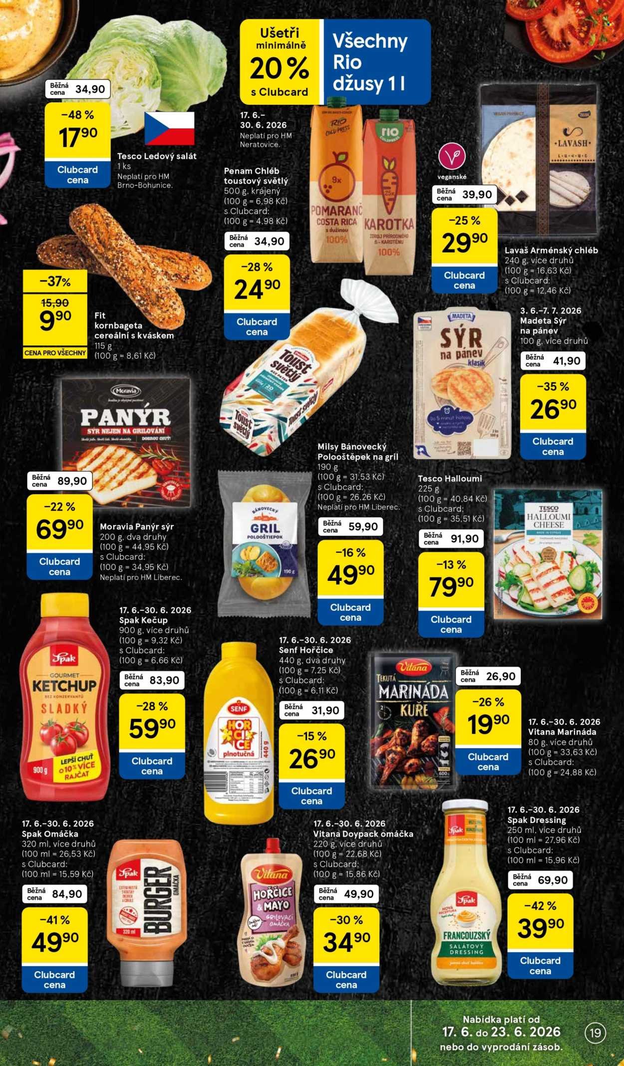 TESCO leták - Vaše šance skórovat
