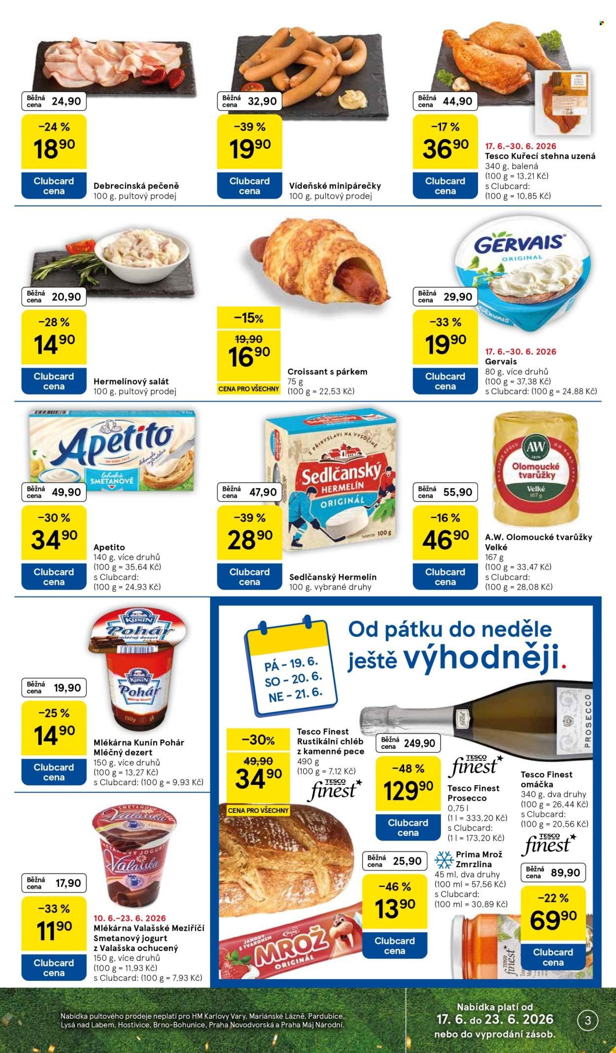 TESCO leták - Vaše šance skórovat