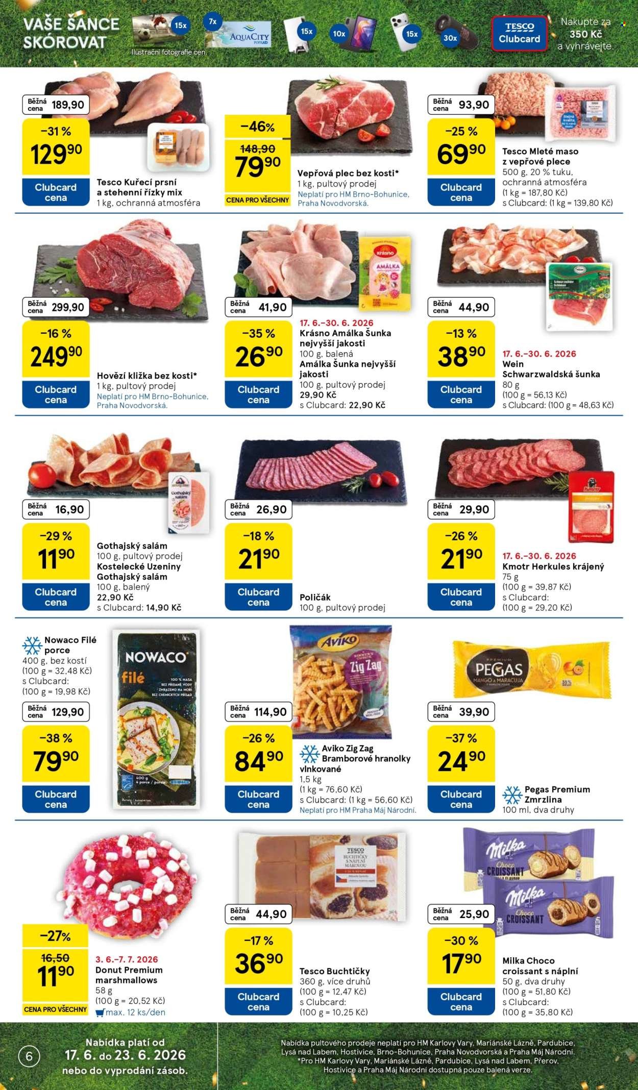 TESCO leták - Vaše šance skórovat