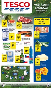 TESCO leták - Vaše šance skórovat