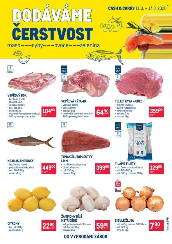 MAKRO leták - Dodáváme čerstvost (2026-03-11 - 2026-03-17)