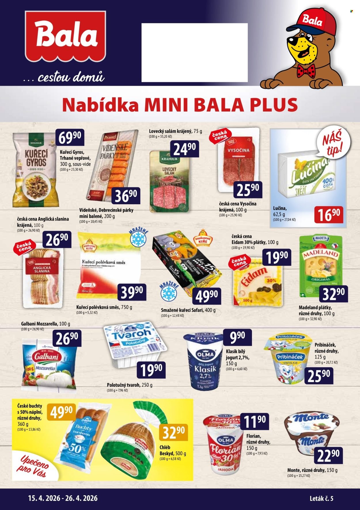 BALA leták - Malý leták (2026-04-15 - 2026-04-26)