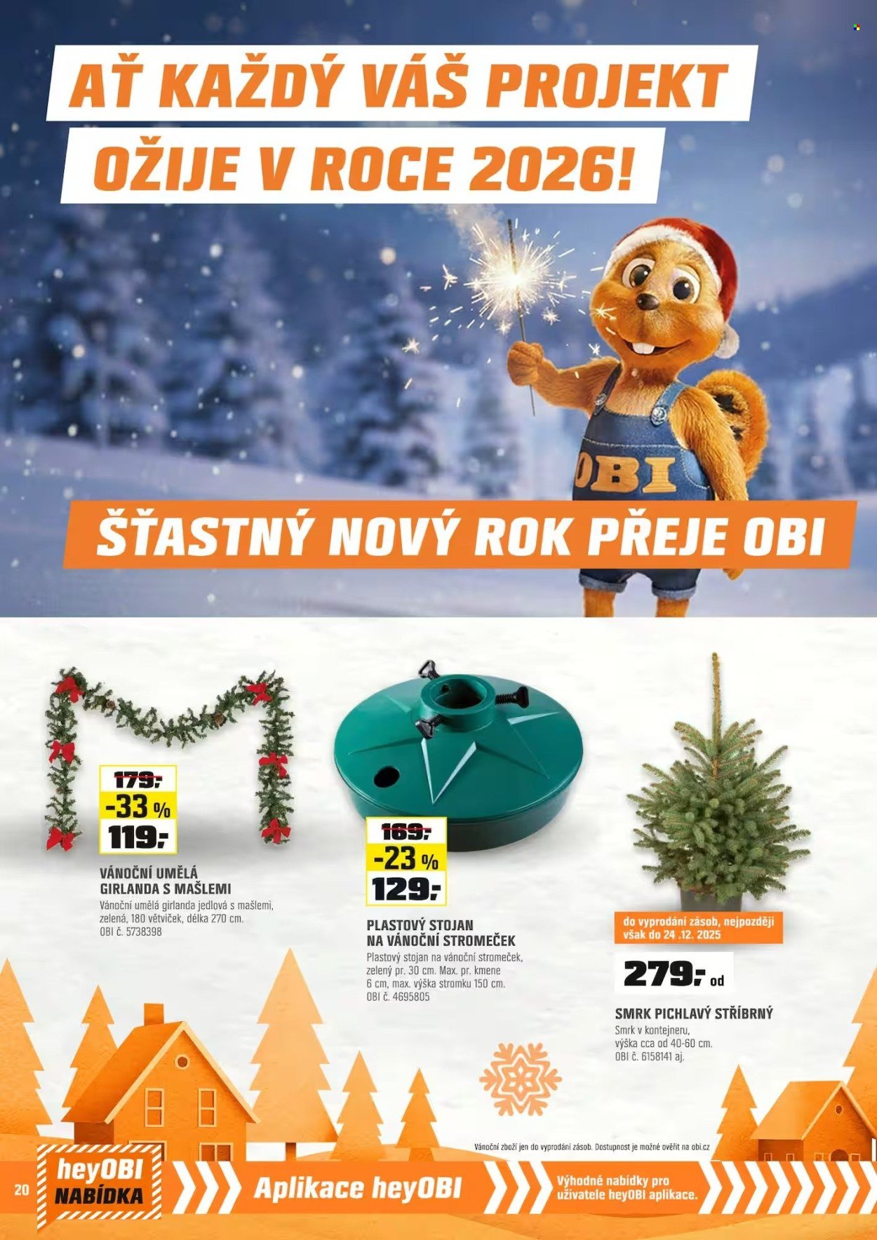 OBI leták - Ať každá Váš projekt ožije v roce 2026! (2025-12-01 - 2025-12-31)