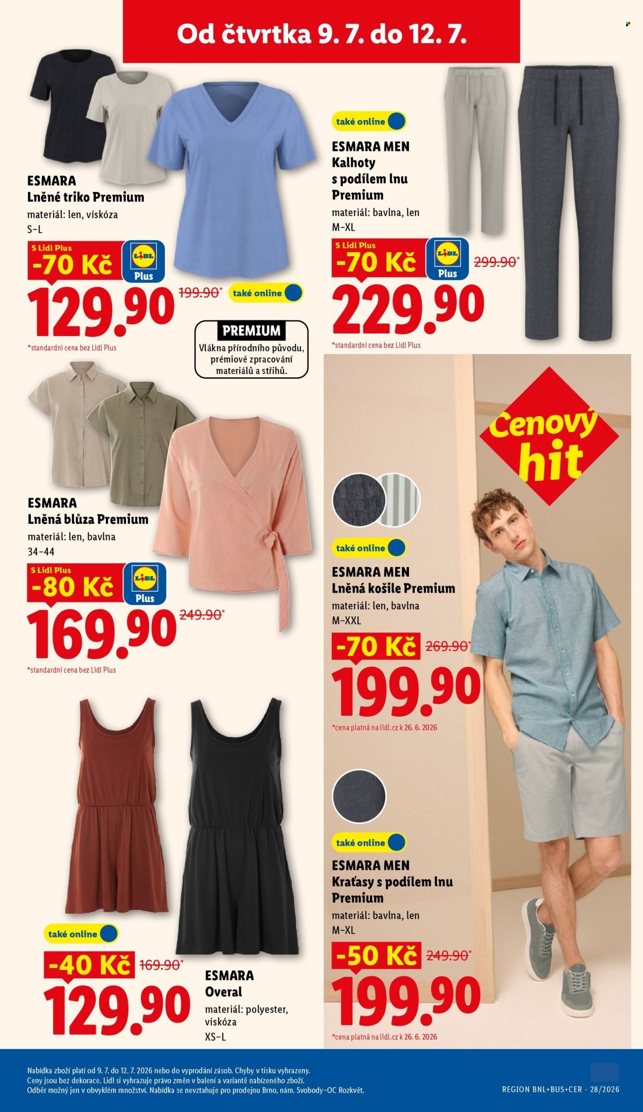 LIDL leták - Spotřební zboží