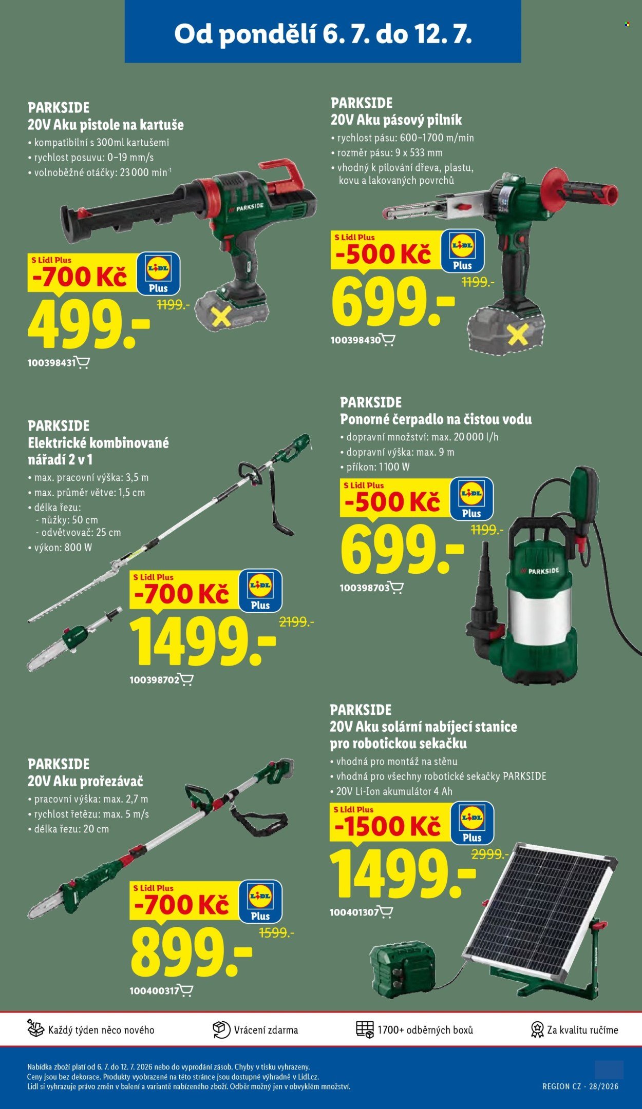 LIDL leták - Spotřební zboží