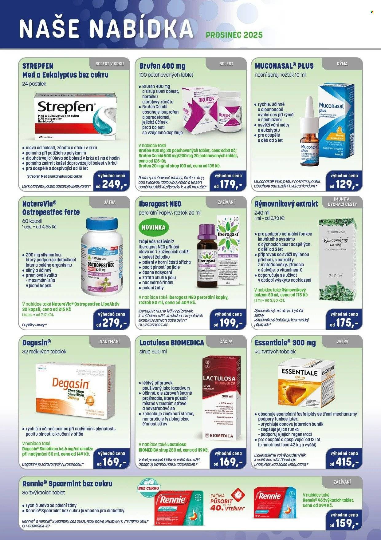 PHARMAPOINT leták - Naše nabídka (2025-12-01 - 2025-12-31)