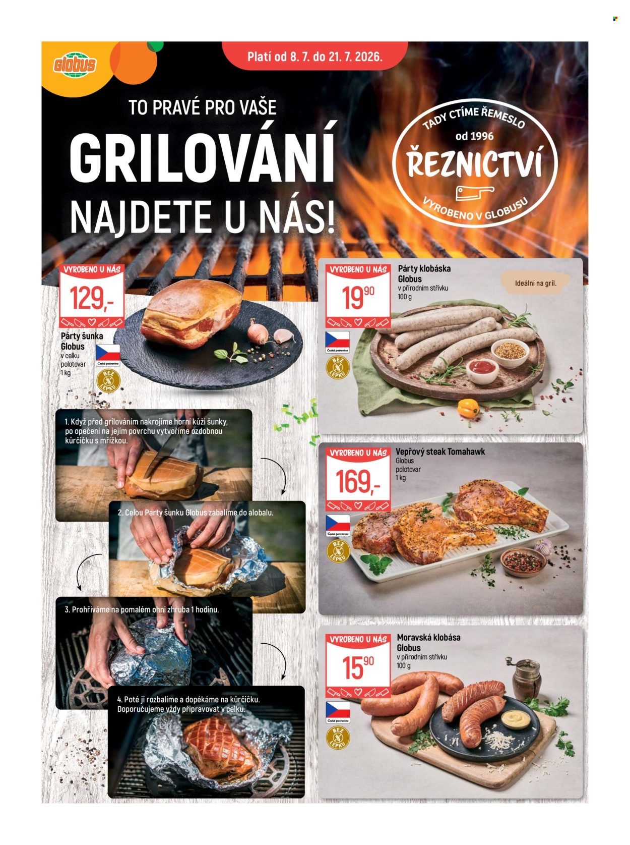 GLOBUS leták - Od středy 8.7.2026