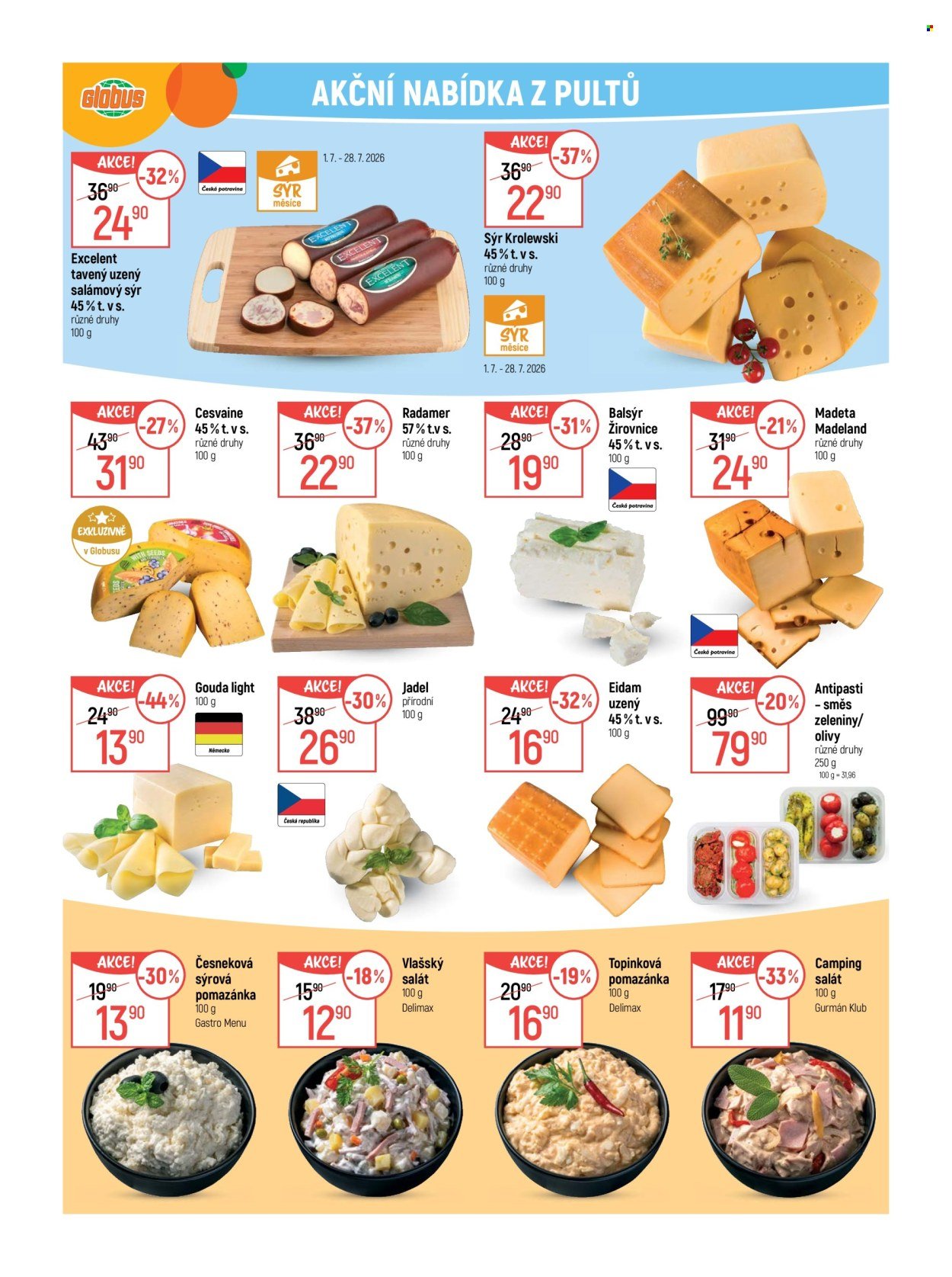 GLOBUS leták - Od středy 8.7.2026