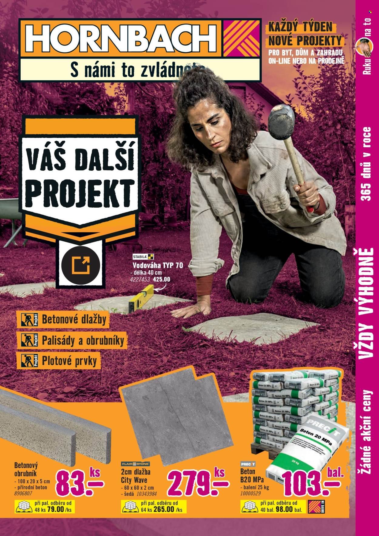 HORNBACH leták - Váš další projekt - Zahradní stavebniny