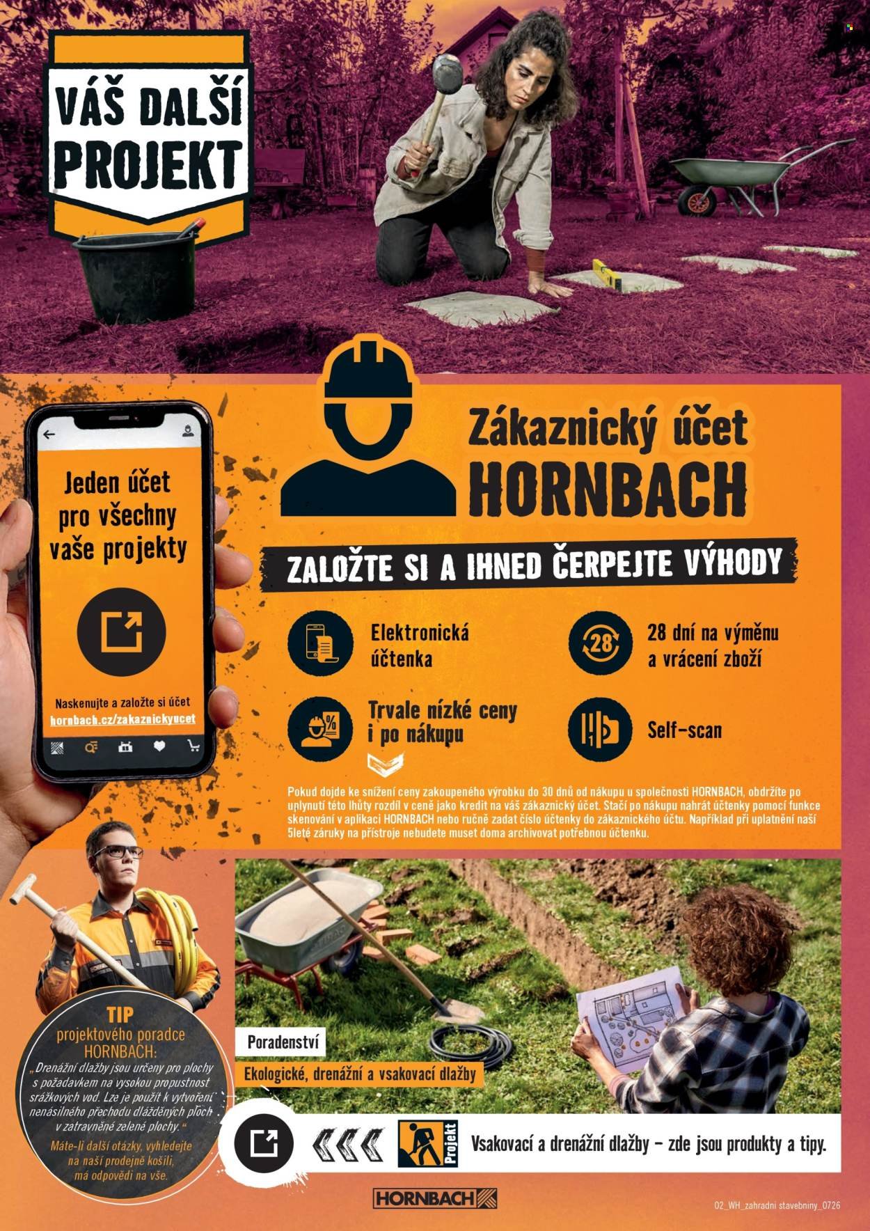HORNBACH leták - Váš další projekt - Zahradní stavebniny