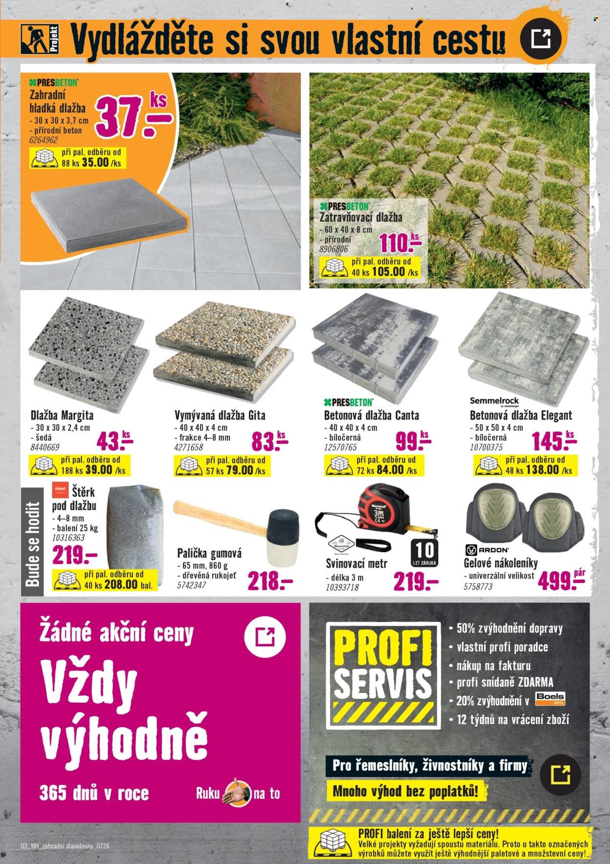 HORNBACH leták - Váš další projekt - Zahradní stavebniny