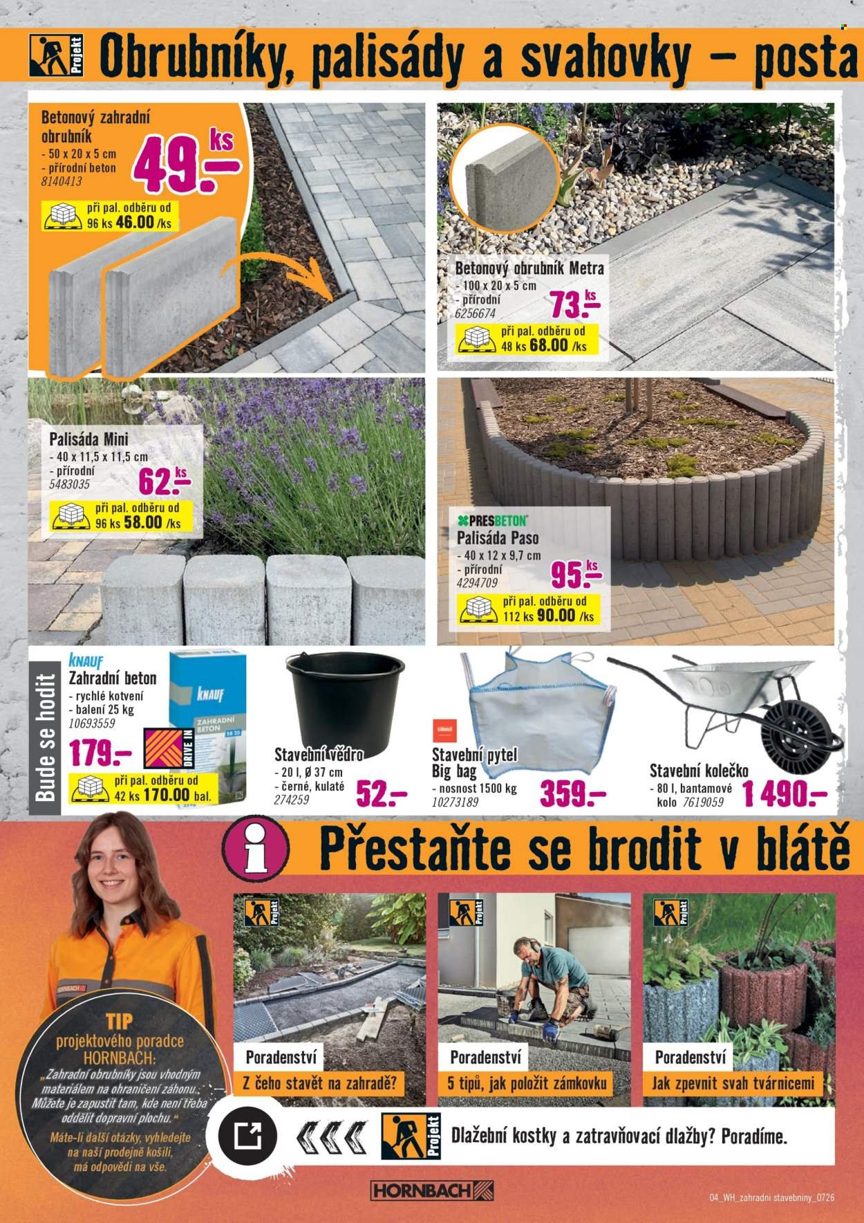HORNBACH leták - Váš další projekt - Zahradní stavebniny