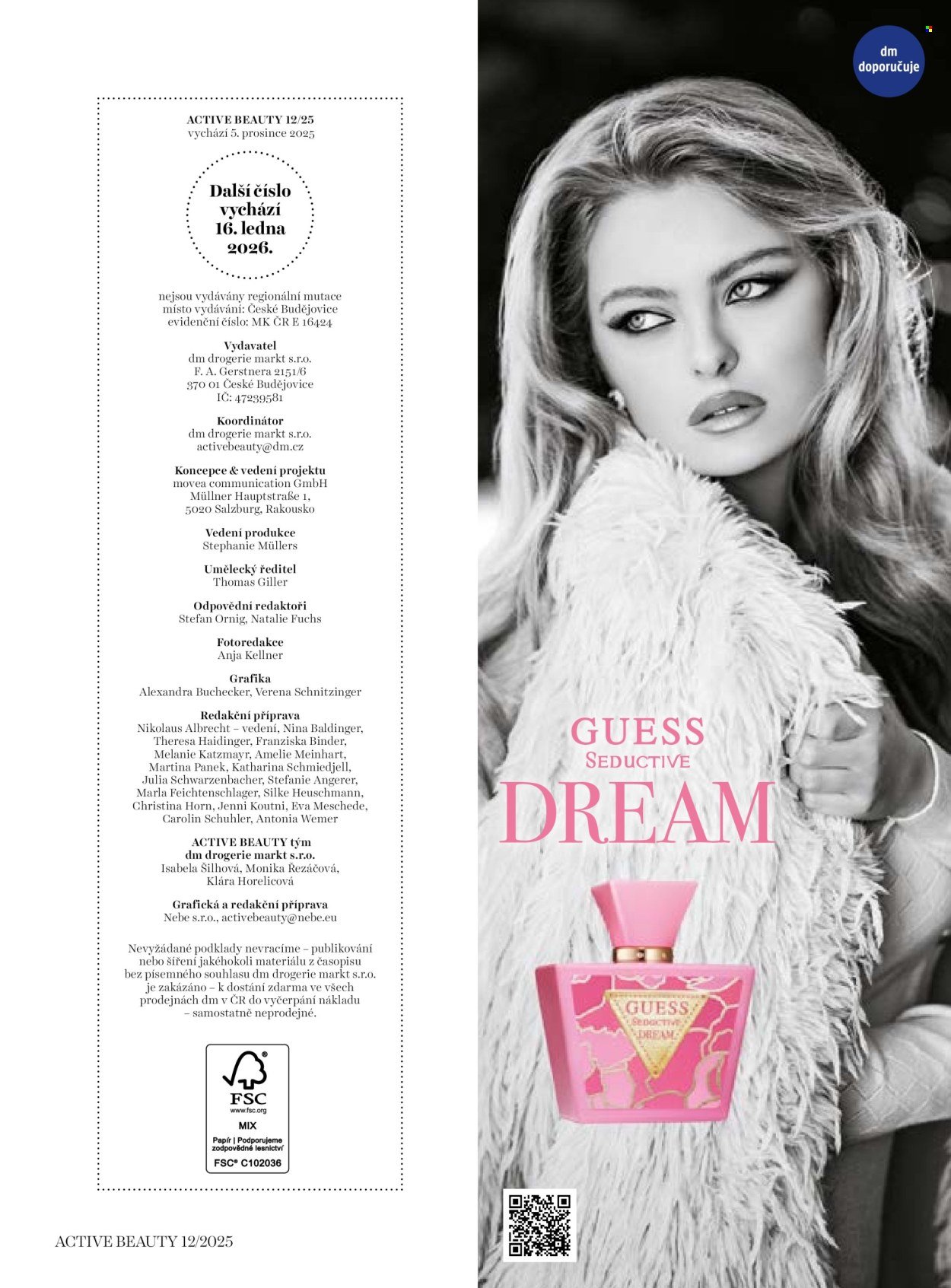 DM DROGERIE leták - Active Beauty (2025-12-05 - 2026-01-15)