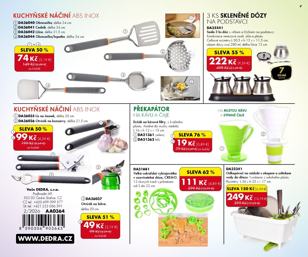 DEDRA leták - Doprodej (2026-02-01 - 2026-02-28)
