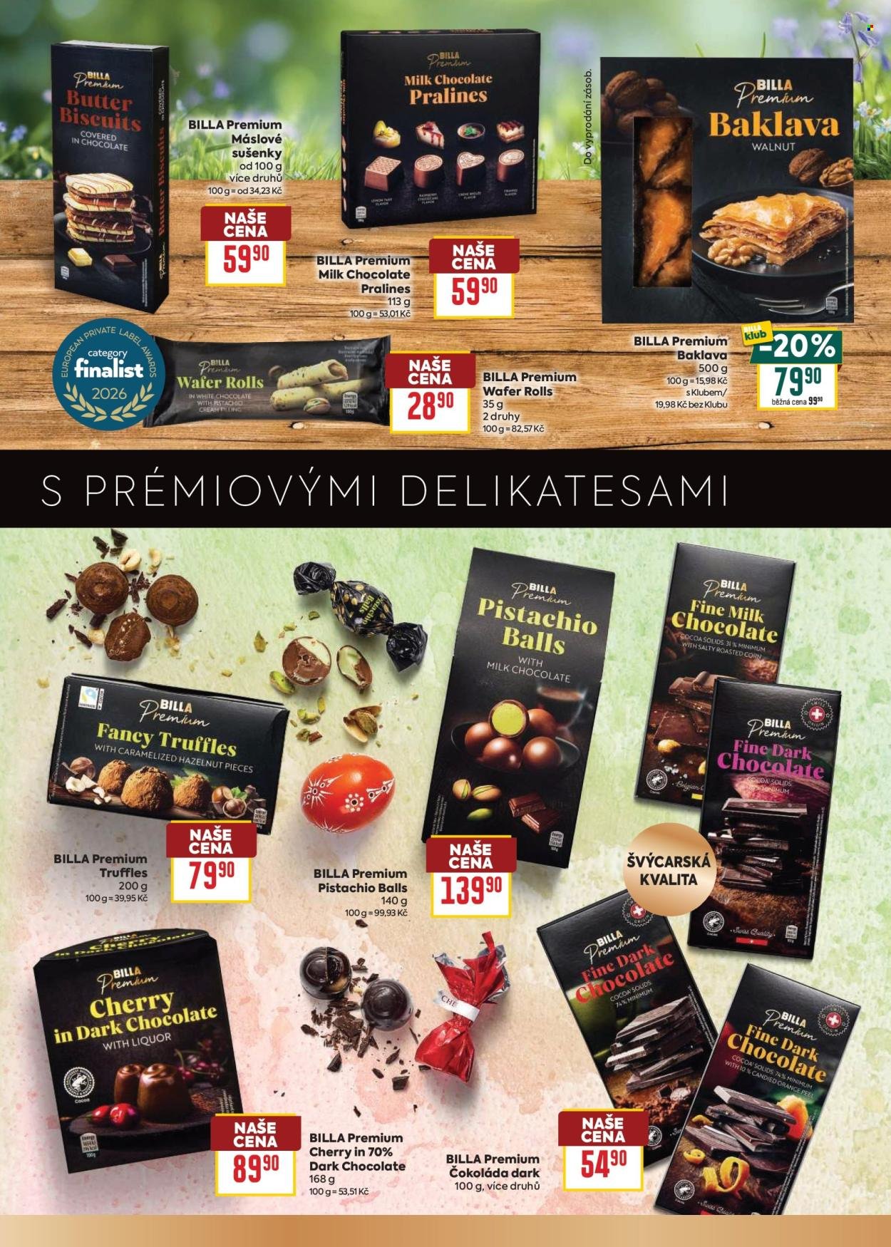 BILLA leták - Prémiové delikatesy (2026-03-04 - 2026-04-06)