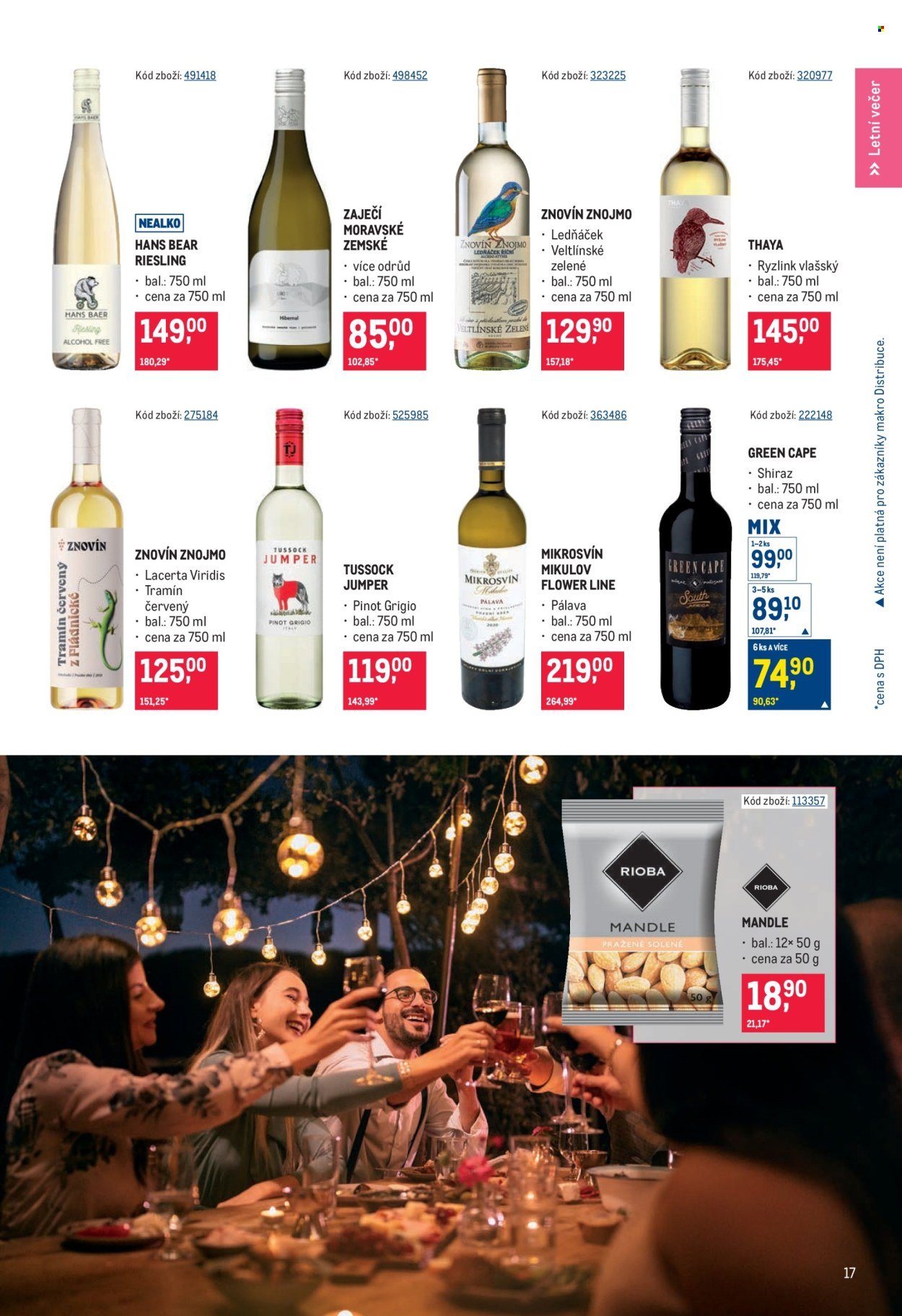 MAKRO leták - Letní drinky