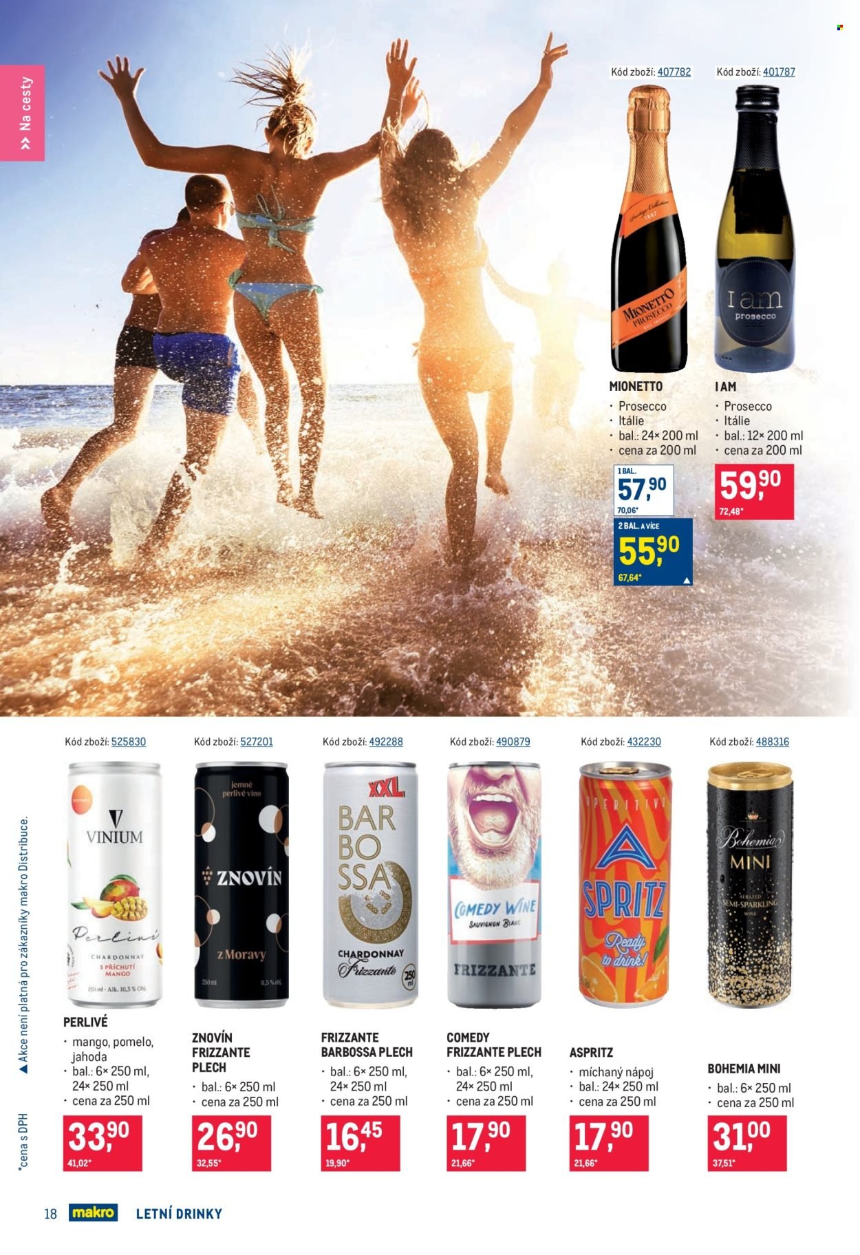 MAKRO leták - Letní drinky