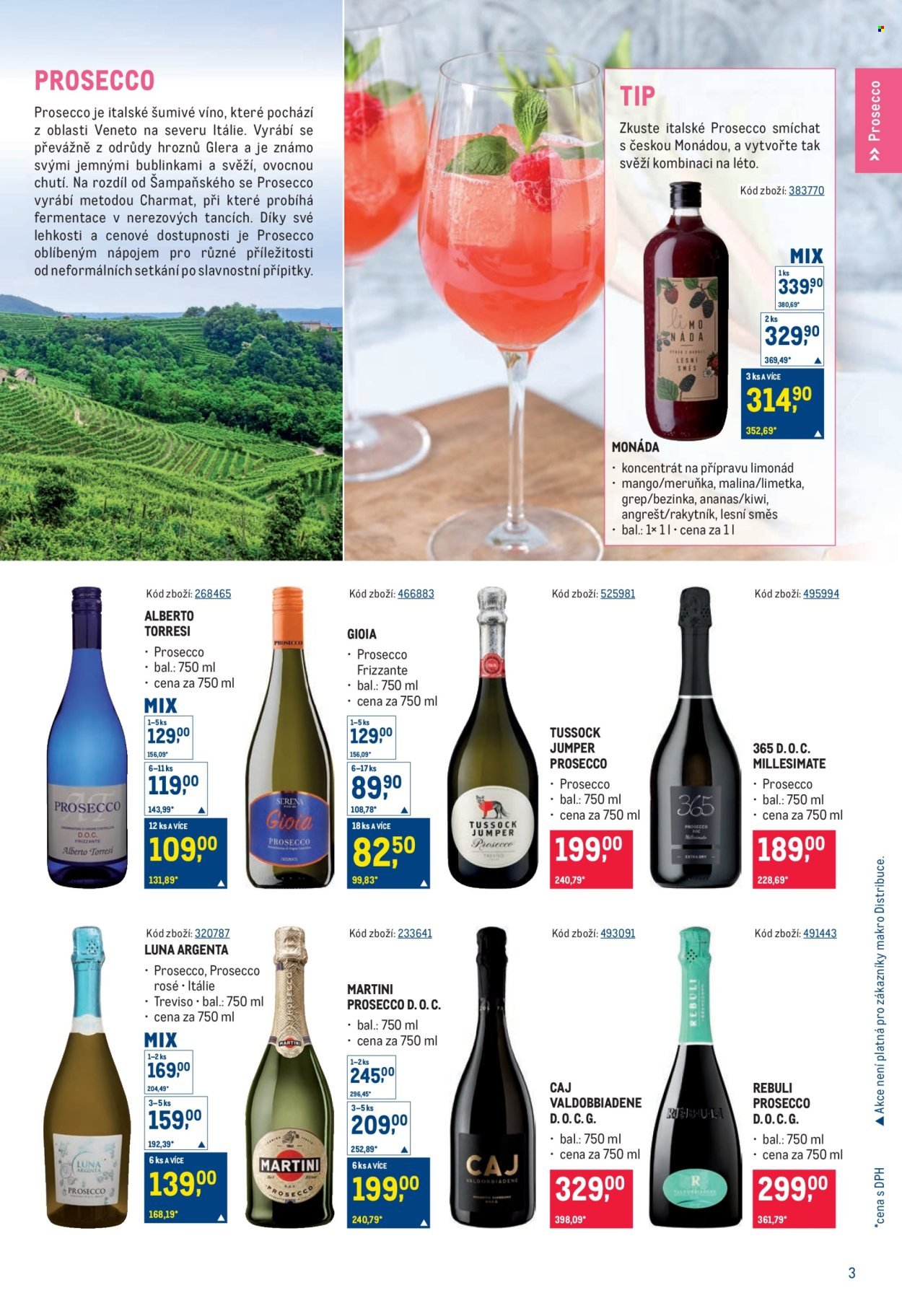 MAKRO leták - Letní drinky