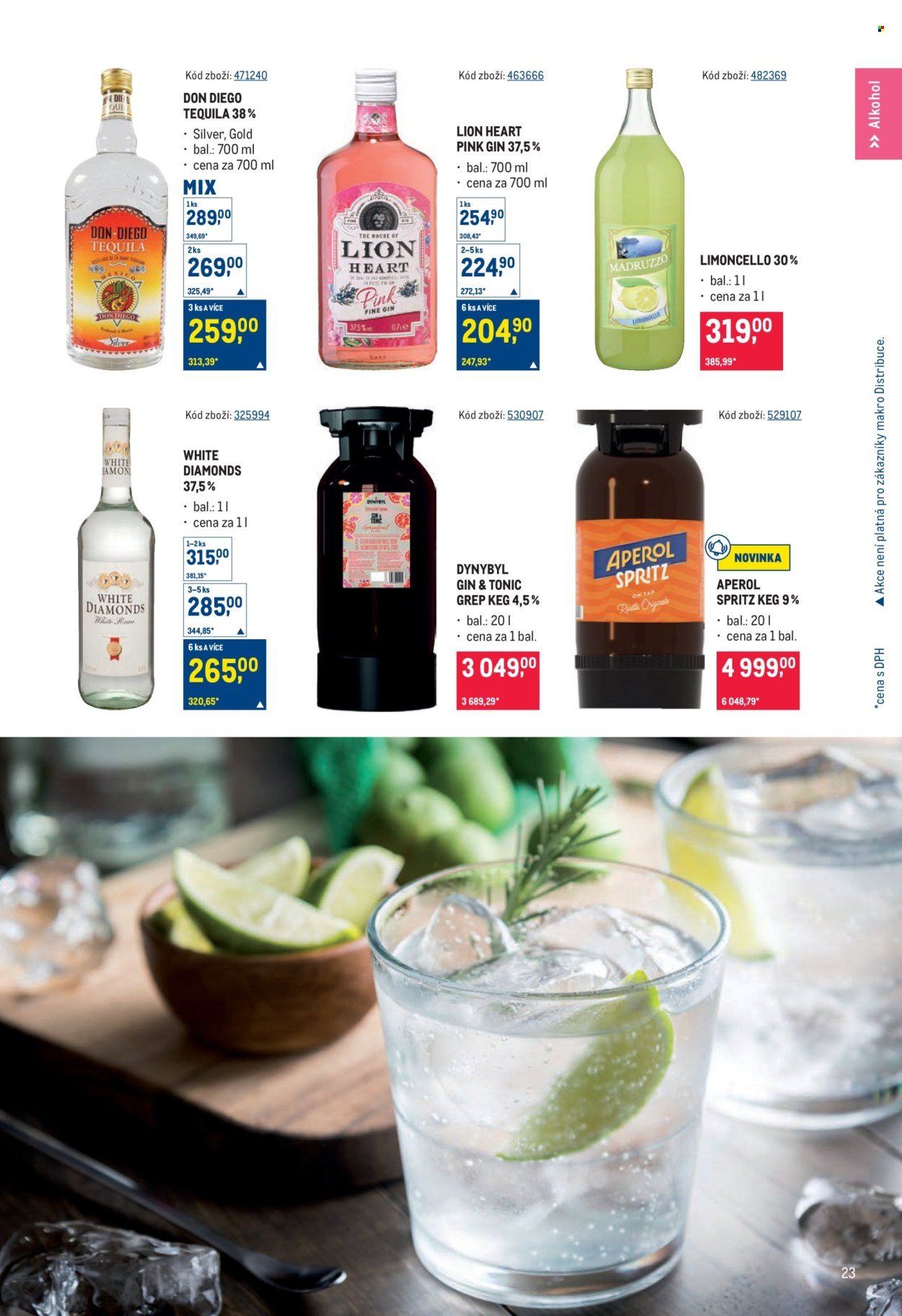 MAKRO leták - Letní drinky