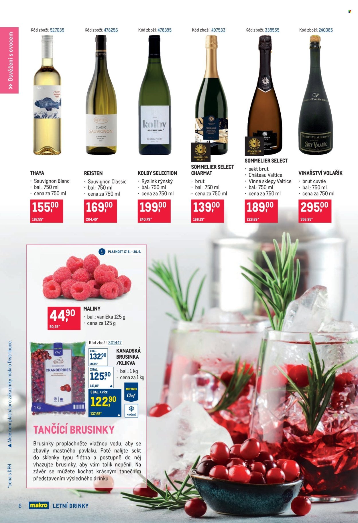 MAKRO leták - Letní drinky