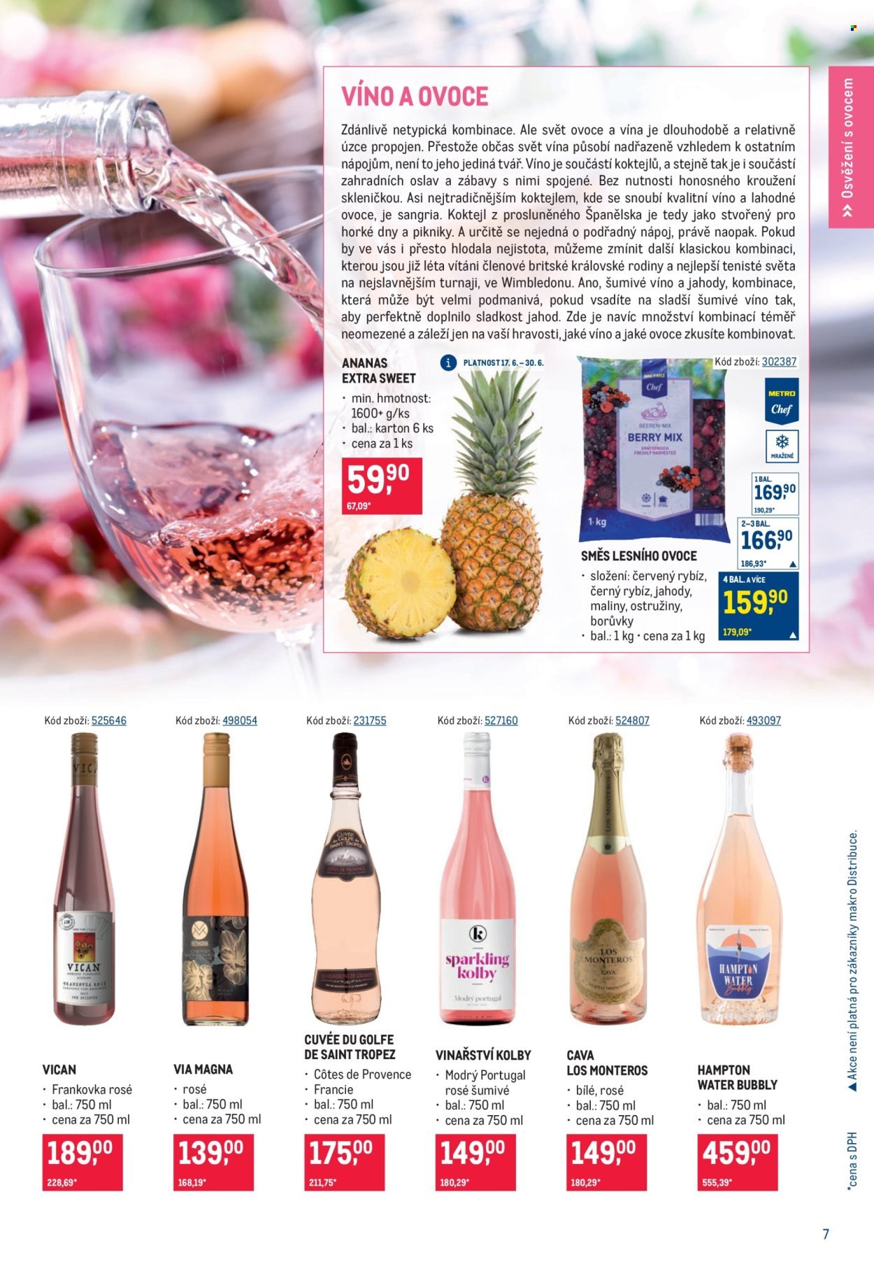 MAKRO leták - Letní drinky