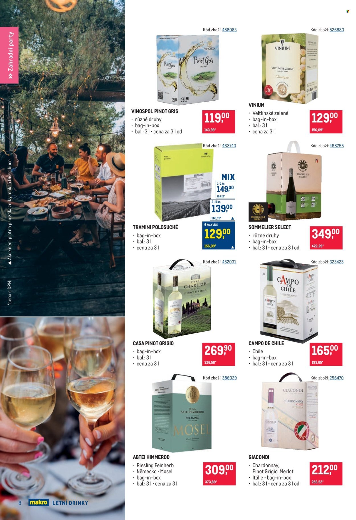 MAKRO leták - Letní drinky