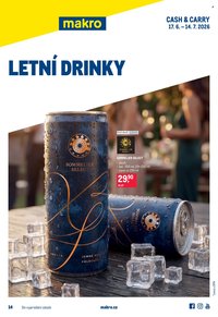 MAKRO leták - Letní drinky