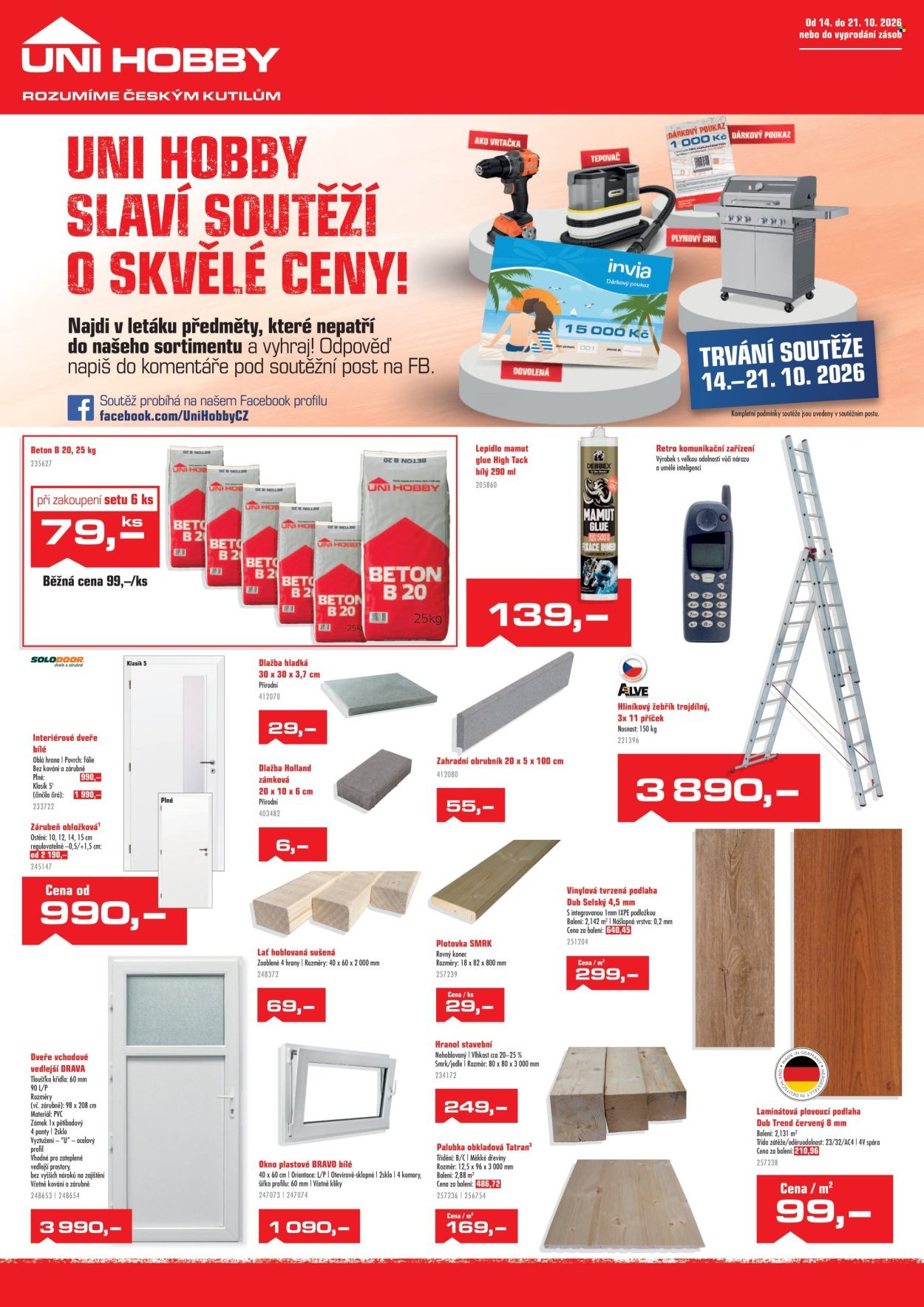 UNI HOBBY leták - Uni Hobby slaví soutěží o skvělé ceny!